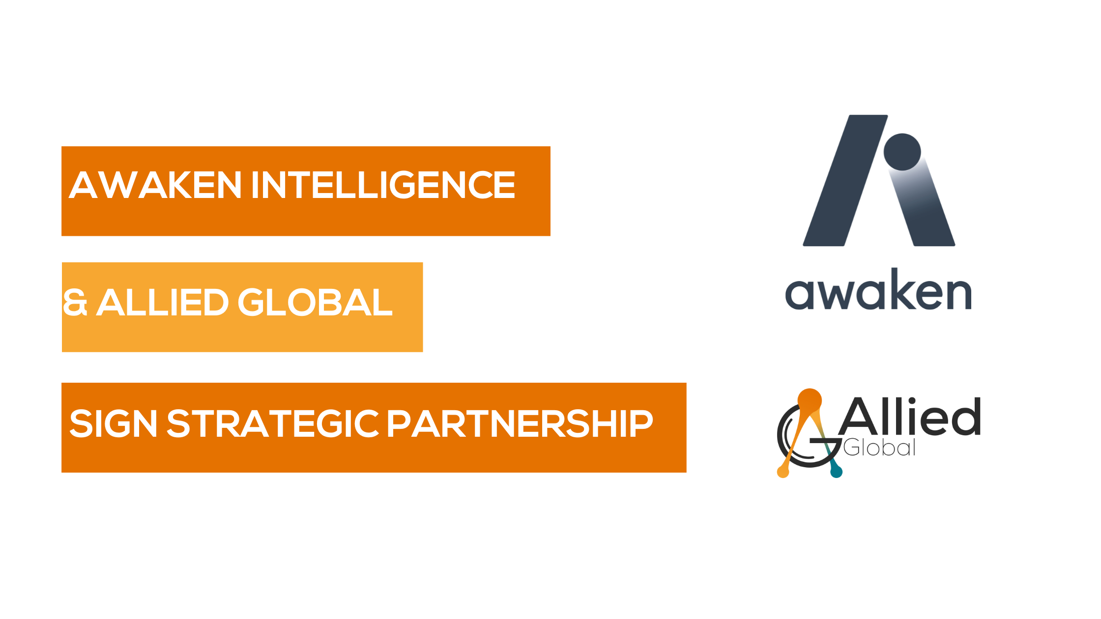 Awaken Intelligence and Allied Global Press Release